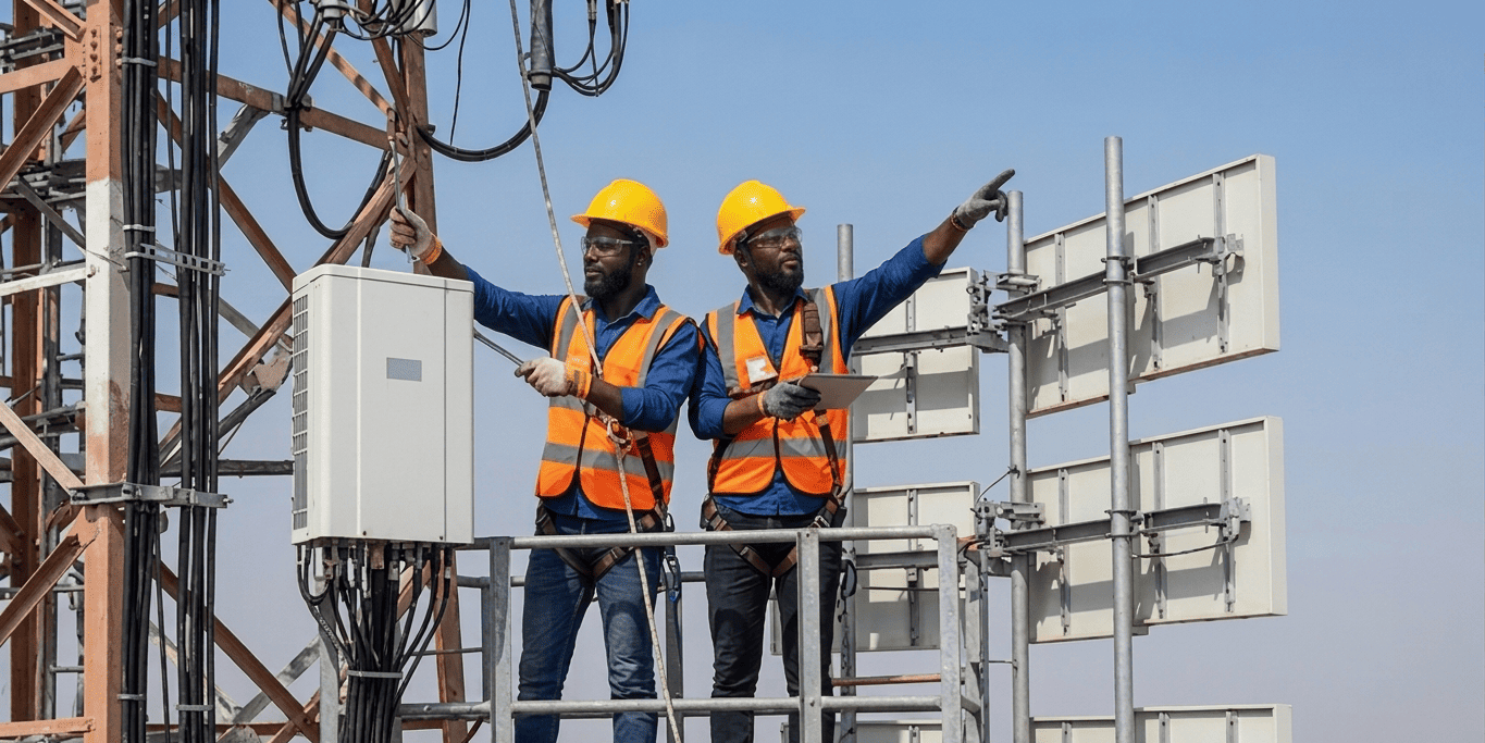 Field technicians at work